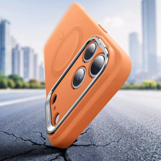 ESR Cloud Soft HaloLock Kickstand iPhone 17 Pro Max Orange