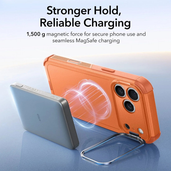 ESR Cyber Armor Kickstand iPhone 17 Pro Orange