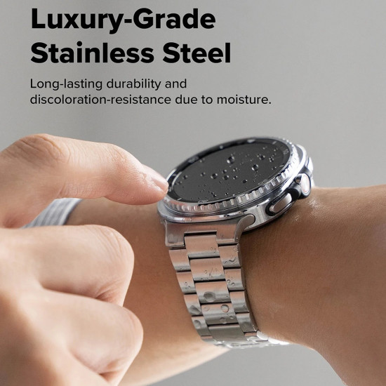 Ringke Metal One Air Samsung Galaxy Watch8 40mm/Watch8 44mm/Watch8 Classic Silver