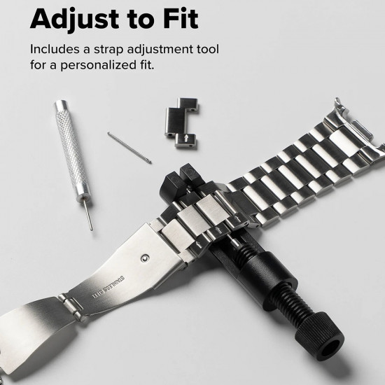 Ringke Metal One Air Samsung Galaxy Watch8 40mm/Watch8 44mm/Watch8 Classic Silver