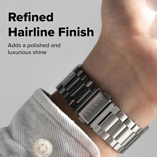 Ringke Metal One Air Apple Watch 4 / 5 / 6 / 7 / 8 / 9 / 10 / SE / SE 2 / Ultra / Ultra 2 (44/45/46/49mm) Silver