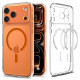 Spigen Ultra Hybrid MagSafe iPhone 17 Pro Clear / Orange Spigen Ultra Hybrid MagSafe iPhone 17 Pro Clear / Orange