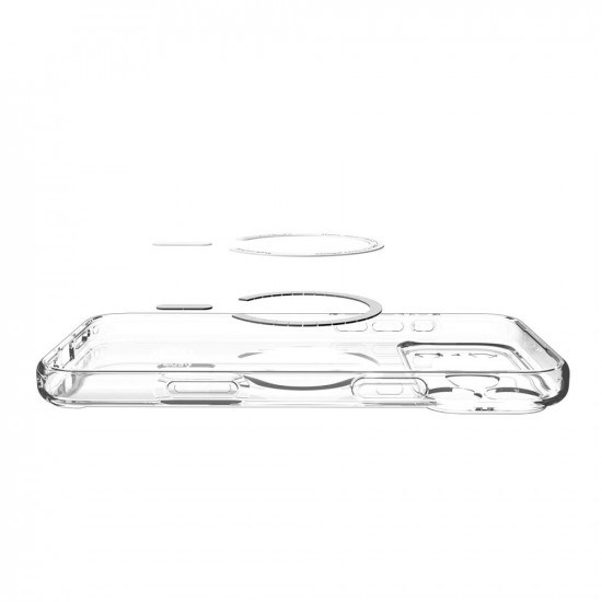 Spigen Ultra Hybrid MagSafe iPhone 17 Pro Clear / Orange Spigen Ultra Hybrid MagSafe iPhone 17 Pro Clear / Orange