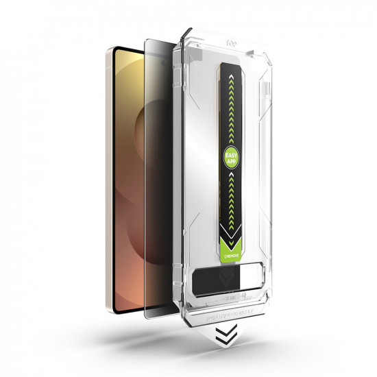 Techsuit [Fingerprint Unlock Compatible] TitanGlass CrystalHD Samsung Galaxy S26 Privacy