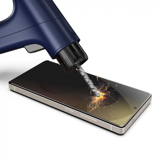 Techsuit [Fingerprint Unlock Compatible] TitanGlass CrystalHD (2 pack) Samsung Galaxy S26 Plus Privacy