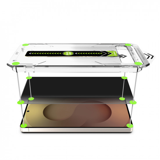 Techsuit [Fingerprint Unlock Compatible] TitanGlass CrystalHD (2 pack) Samsung Galaxy S26 Privacy