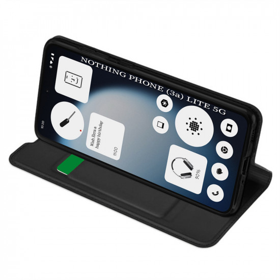 Techsuit Magskin Book Nothing Phone (3a) Lite Black Techsuit Magskin Book Nothing Phone (3a) Lite Black