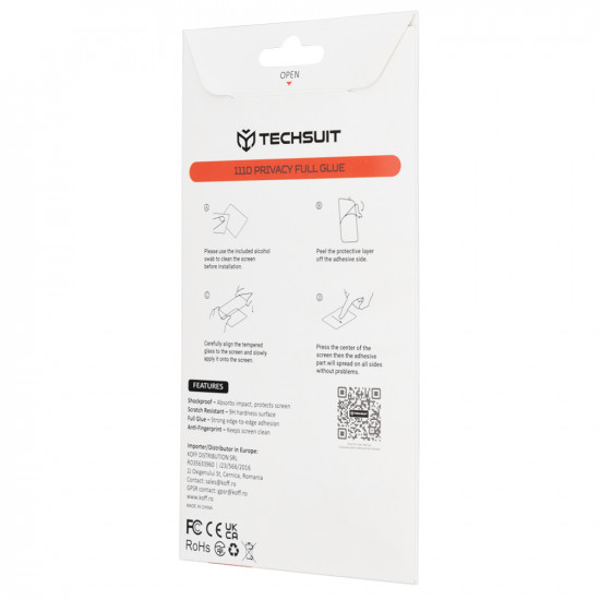 Techsuit 111D Privacy Full Glue Oppo A6 Pro 4G / A6 Pro 5G Black Techsuit 111D Privacy Full Glue Oppo A6 Pro 4G / A6 Pro 5G Black