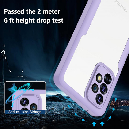 Techsuit ColorVerse 360 Series + Screen Protector Honor Magic8 Lite Purple