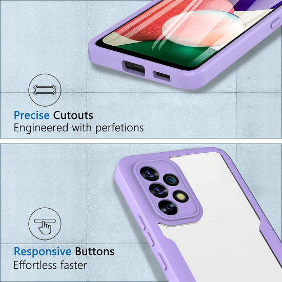 Techsuit ColorVerse 360 Series + Screen Protector Honor Magic8 Lite Purple