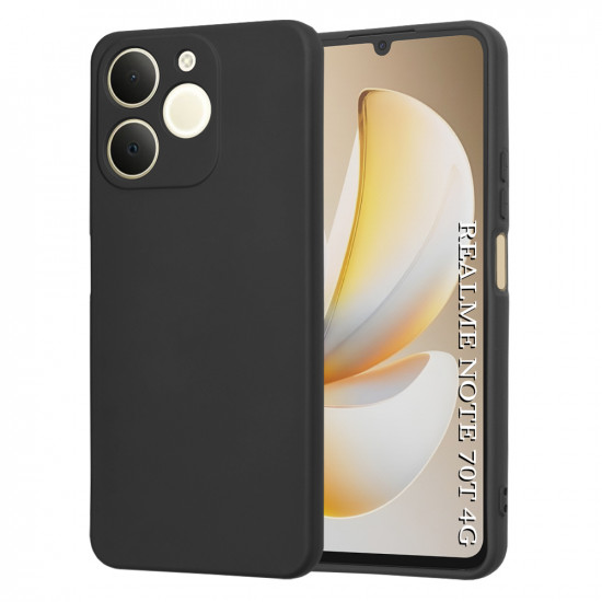 Techsuit SoftFlex Realme Note 70T Black Techsuit SoftFlex Realme Note 70T Black