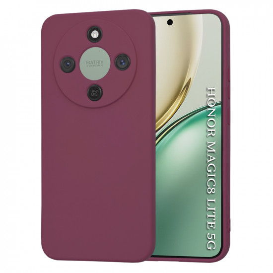 Techsuit SoftFlex Honor Magic8 Lite Plum Red