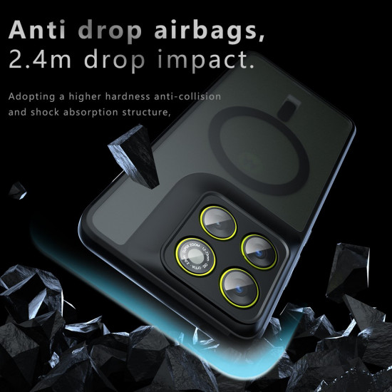 Techsuit PureFrost MagSafe Motorola Edge 70 Frosted Black