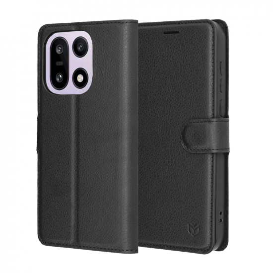 Techsuit Leather Folio OnePlus 15 Black