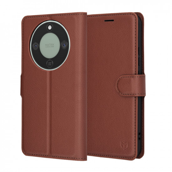 Techsuit Leather Folio Honor Magic8 Lite Brown