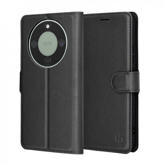 Techsuit Leather Folio Honor Magic8 Lite Black