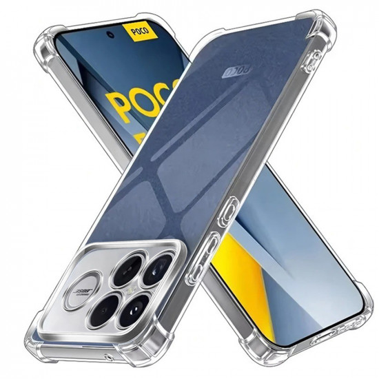Techsuit Shockproof Clear Silicone Xiaomi Poco F8 Ultra Clear Techsuit Shockproof Clear Silicone Xiaomi Poco F8 Ultra Clear