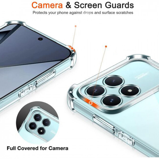 Techsuit Shockproof Clear Silicone Xiaomi Poco F8 Ultra Clear Techsuit Shockproof Clear Silicone Xiaomi Poco F8 Ultra Clear