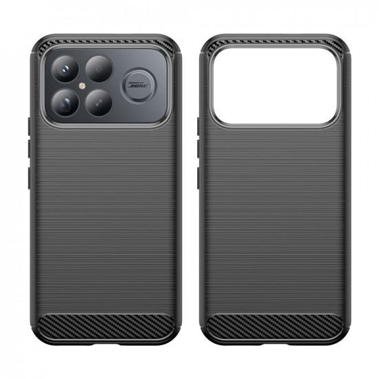 Techsuit Carbon Silicone Xiaomi Poco F8 Ultra Black