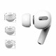 Techsuit (3 pack) Replacement Ear Tips AirVibe (ET2) for Apple AirPods Pro 3, Premium Silicone XS, S, L Sizes White Techsuit (3 pack) Replacement Ear Tips AirVibe (ET2) for Apple AirPods Pro 3, Premium Silicone XS, S, L Sizes White