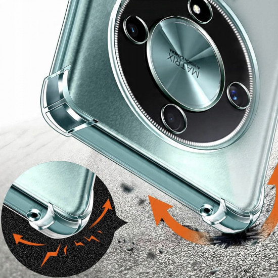 Techsuit Shockproof Clear Silicone Honor Magic8 Lite Clear Techsuit Shockproof Clear Silicone Honor Magic8 Lite Clear