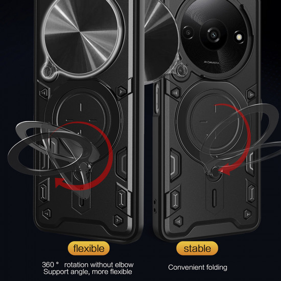 Techsuit CamGuard Pro Honor Magic8 Lite Rose Gold