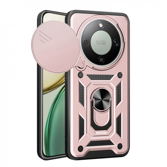 Techsuit CamShield Series Honor Magic8 Lite Rose Gold