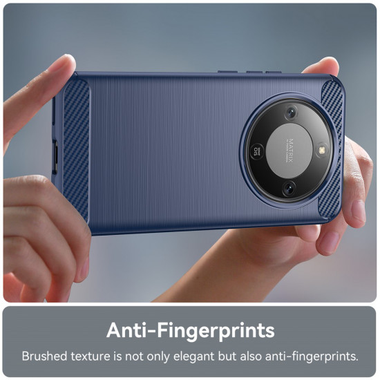 Techsuit Carbon Silicone Honor Magic8 Lite Blue