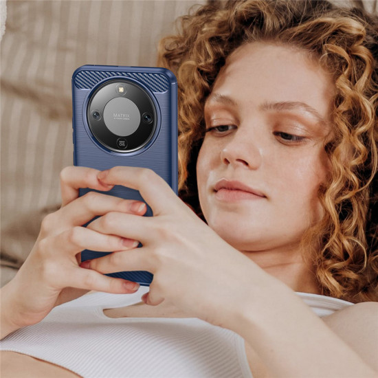 Techsuit Carbon Silicone Honor Magic8 Lite Blue