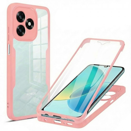 Techsuit ColorVerse 360 Series + Screen Protector Honor X5c Plus Pink