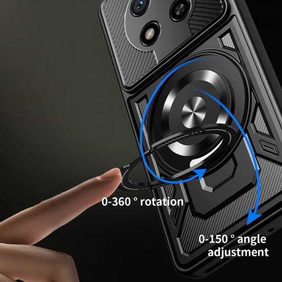 Techsuit RuggedCam Honor Magic8 Lite Black