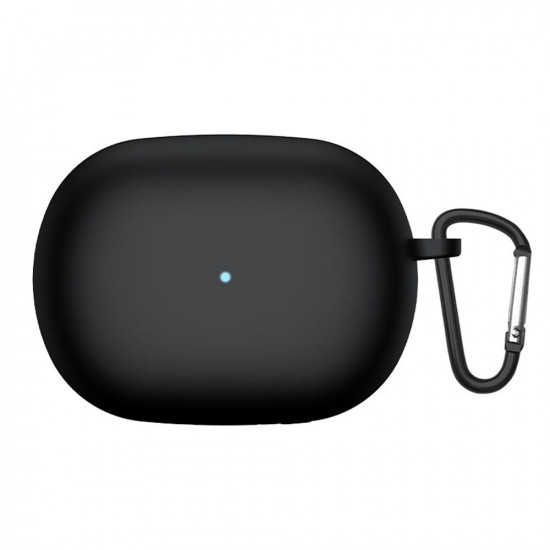 Techsuit Silicone Case for Xiaomi Redmi Buds 4 Pro, Smooth Ultrathin Material Black