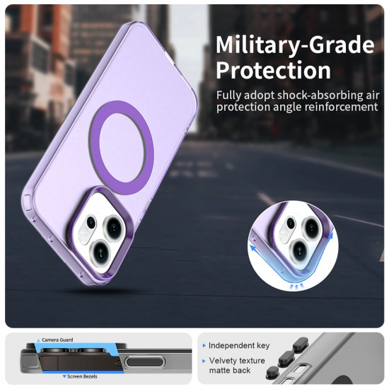 Techsuit CandyCase MagSafe Oppo Reno14 Purple