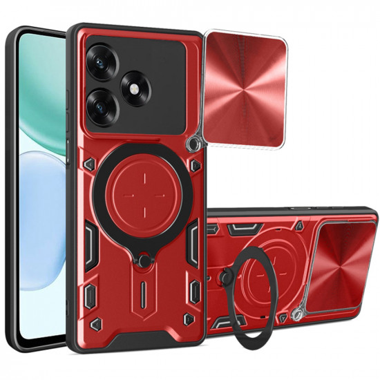Techsuit CamGuard Pro Honor X5c Plus Red Techsuit CamGuard Pro Honor X5c Plus Red