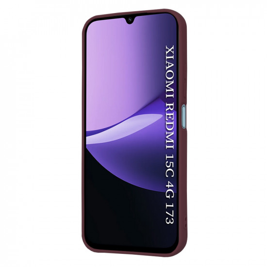 Techsuit SoftFlex Xiaomi Redmi 15C 4G / Redmi 15C 5G Plum Red