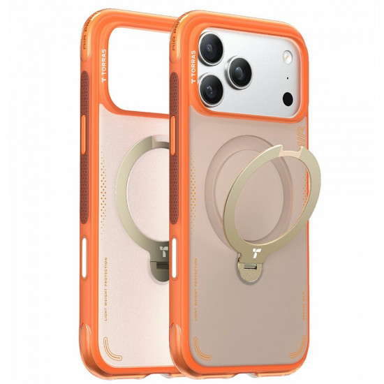 Torras Ostand Spin Air Series iPhone 17 Pro Horizon Orange Torras Ostand Spin Air Series iPhone 17 Pro Horizon Orange