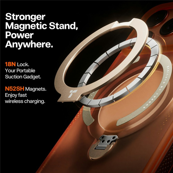 Torras Ostand Spin Air Series iPhone 17 Pro Horizon Orange Torras Ostand Spin Air Series iPhone 17 Pro Horizon Orange