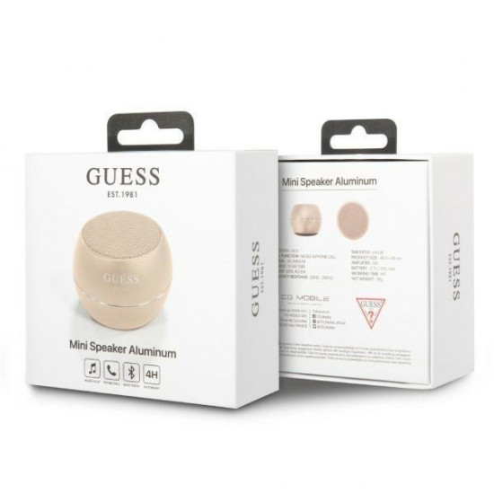 Guess Bluetooth speaker GUWSALGED Speaker mini gold