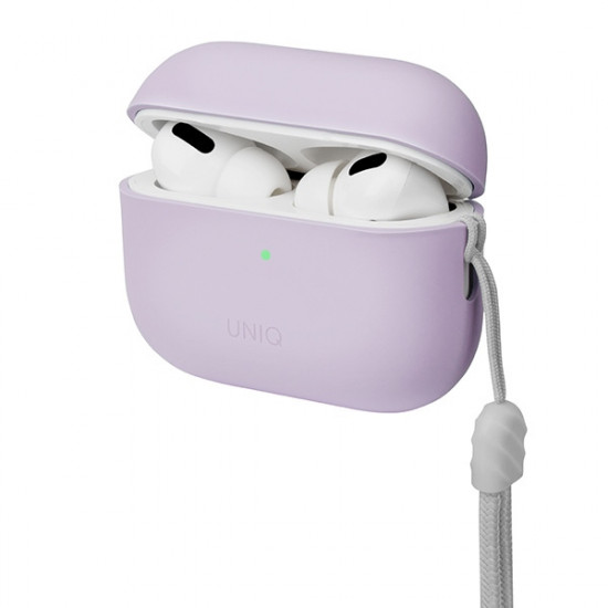 UNIQ Lino Apple AirPods Pro 2 Silicone lilac lavender