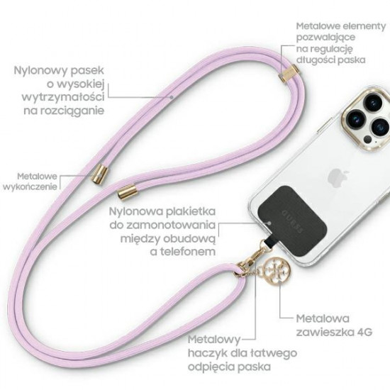 Guess GUUCNMG4EU Universal CBDY Cord lilac