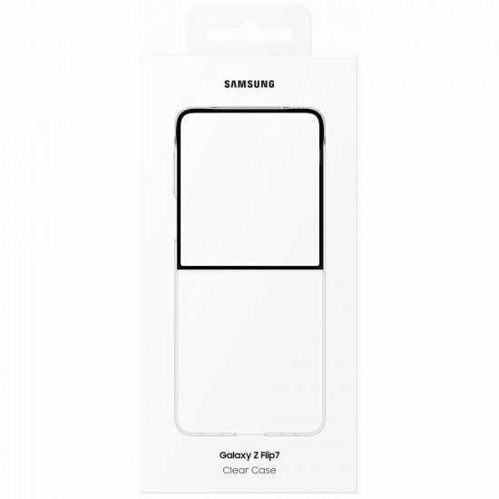 Case Samsung Clear Case for Galaxy Z Flip7 transparent