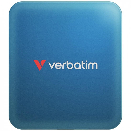 External Drive Verbatim Snapback SSD 2 TB USB-C 3.2 Gen blue metallic 32076
