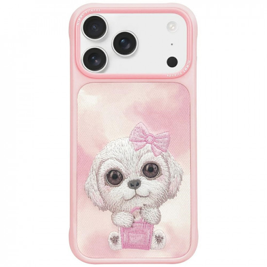 Case Nimmy Big Eyed Pet 2.0 Dog for iPhone 17 Pro Max pink