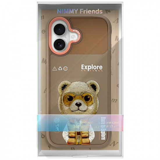 Nimmy Cool&Cute 2.0 Bear Case for iPhone 17 Beige Nimmy Cool&Cute 2.0 Bear Case for iPhone 17 Beige