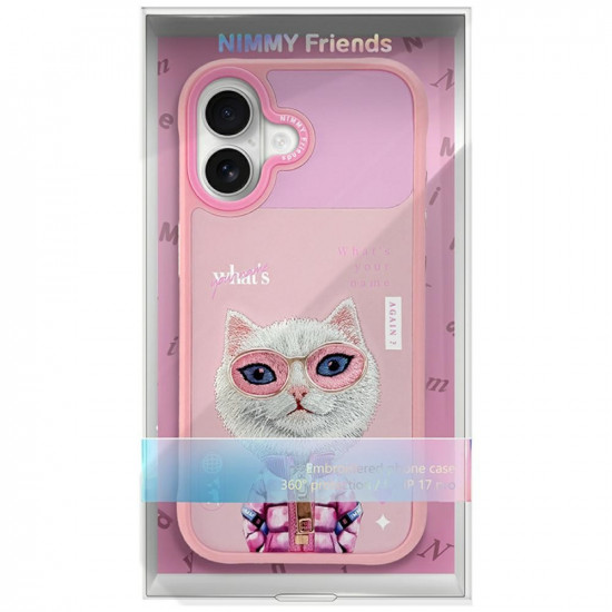 Nimmy Cool&amp;Cute 2.0 Cat Case for iPhone 17 Pink