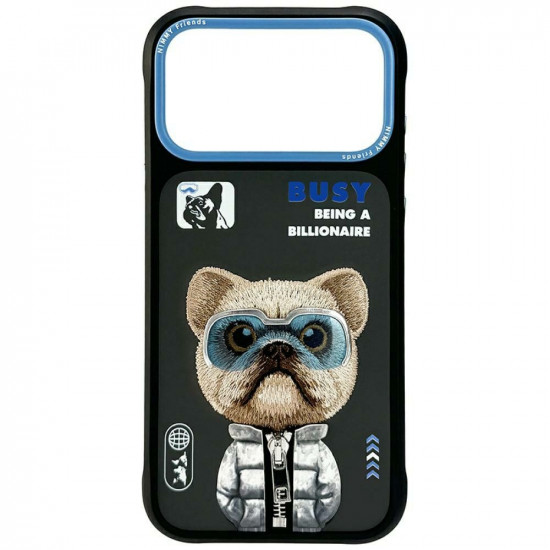 Nimmy Cool&amp;Cute 2.0 Dog Case for iPhone 17 Pro Max Black