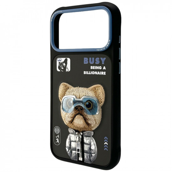 Nimmy Cool&amp;Cute 2.0 Dog Case for iPhone 17 Pro Max Black