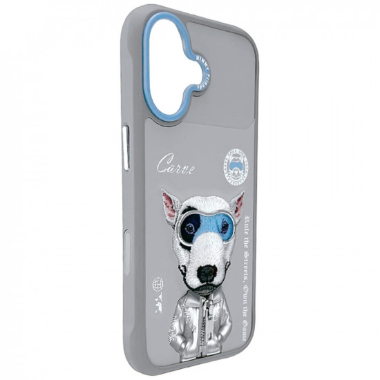 Nimmy Cool&amp;Cute 2.0 Dog Case for iPhone 17 Gray