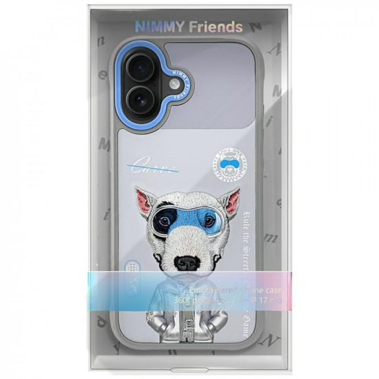 Nimmy Cool&amp;Cute 2.0 Dog Case for iPhone 17 Gray