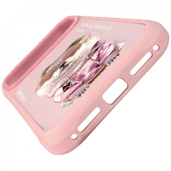 Nimmy Glasses Cool Dog Case for iPhone 17 Pro Max Pink